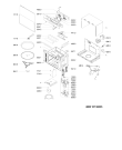 Схема №1 AMW 442 IX с изображением Дверка для микроволновой печи Whirlpool 481010763186