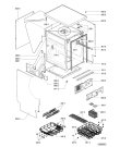 Схема №2 GCF 4752/2 W-WS с изображением Обшивка для электропосудомоечной машины Whirlpool 481245370567