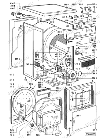 Схема №1 TRK 4620 WS-EU с изображением Переключатель Whirlpool 481227138361