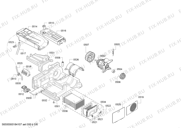 Схема №3 WT46G4G0 iQ500 с изображением Люк для электросушки Siemens 11010703