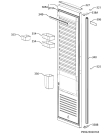 Схема №1 RKB73924MX с изображением Ящичек для холодильной камеры Aeg 8085599036