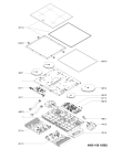 Схема №1 SIMU524B с изображением Керамическая поверхность для электропечи Whirlpool 481010836715