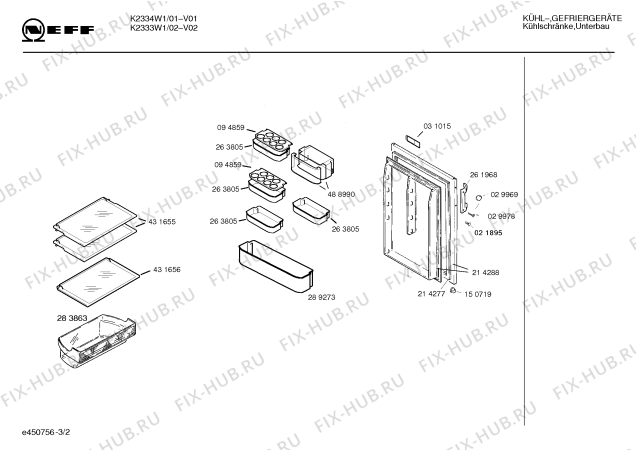 Схема №3 KU18R420 с изображением Плата для холодильника Bosch 00431655