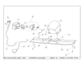 Схема №1 BEKO FRN 2960 HCB (6194487184) с изображением Электролиния для холодильной камеры Beko 4132401200