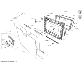 Схема №1 BM450710 с изображением Планка для духового шкафа Bosch 11008717