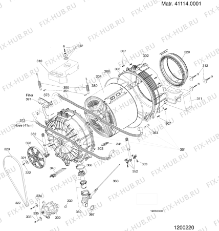 Схема №3 A1400SWD (F031298) с изображением Клавиша для стиралки Indesit C00118537
