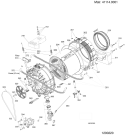 Схема №3 A1400SWD (F031298) с изображением Переключатель для стиралки Indesit C00118519