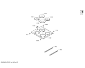 Схема №3 HSS202MCC Bosch с изображением Ручка конфорки для электропечи Bosch 00623663