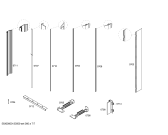 Схема №5 S36IT70NNP с изображением Монтажный набор для холодильника Bosch 00669036