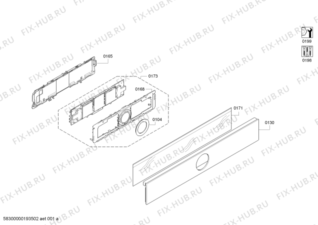 Взрыв-схема плиты (духовки) Bosch HBG633BW1J - Схема узла 02