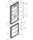 Схема №4 NRK621CLI (467067, HZF3769I) с изображением Дверца для холодильной камеры Gorenje 517045