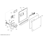 Схема №3 SGS65E32EU с изображением Панель управления для посудомойки Bosch 00666573