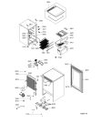 Схема №1 AFB 6341 с изображением Испаритель для холодильника Whirlpool 481251138292