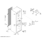 Схема №2 KGN36X76 с изображением Дверь для холодильника Bosch 00246032