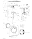 Схема №1 AWO/D 712 с изображением Микромодуль для стиральной машины Whirlpool 481010751965