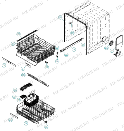 Схема №5 DM320 SE   -White Bi (338203, DW70.1) с изображением Панель управления для посудомойки Gorenje 342988