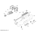 Схема №3 SGS43E18TR с изображением Панель управления для электропосудомоечной машины Bosch 00666734