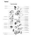 Схема №1 TW2757HA/4Q0 с изображением Крышка для электропылесоса Tefal FS-9100026928