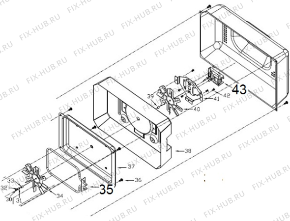 Схема №3 MO230DCS UR (150310, WD800DI-823C) с изображением Панель управления для свч печи Gorenje 154924