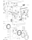 Схема №2 WA PRIMELINE 12DI с изображением Блок управления для стиралки Whirlpool 481221470445