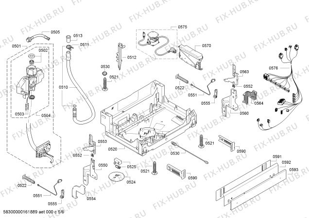 Схема №4 DWHD651JFM SAPPHIRE GLOW с изображением Кабель для посудомойки Bosch 00657866