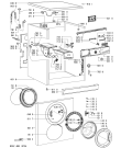 Схема №2 AWO/D 7106 с изображением Запчасть для стиралки Whirlpool 481241818727
