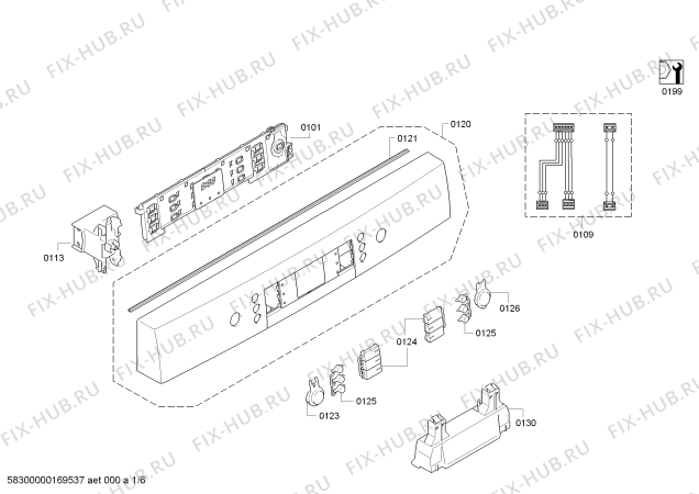 Схема №4 SMS54M22EU, ActiveWater Eco с изображением Краткая инструкция для посудомоечной машины Bosch 00731770
