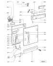 Схема №2 GSX 7986 с изображением Блок управления для посудомоечной машины Whirlpool 481221478724