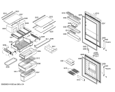 Схема №2 P1KNB4626A с изображением Дверь для холодильной камеры Bosch 00246439