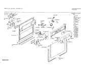 Схема №3 0730203536 GS21 с изображением Ручка для электропосудомоечной машины Bosch 00053829