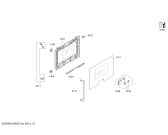 Схема №2 BS275100E с изображением Рамка для плиты (духовки) Bosch 00684265