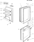 Схема №2 RFP340SE (F002992) с изображением Ящичек для холодильника Indesit C00023161