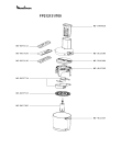 Схема №1 DO211B41/700 с изображением Фиксатор для электрокомбайна Moulinex MS-0A12340