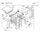 Схема №1 SGS5945EP с изображением Панель для электропосудомоечной машины Bosch 00358777