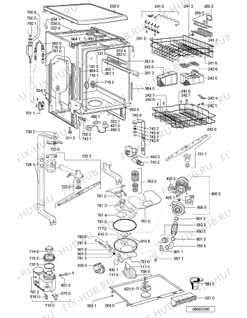 Схема №2 GSFE 1688 WS с изображением Обшивка для посудомойки Whirlpool 481245372302