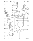 Схема №1 GSI 5630 W-BR с изображением Модуль (плата) управления для посудомоечной машины Whirlpool 481221478514