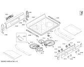 Схема №4 HES7282U с изображением Панель для электропечи Bosch 00449963
