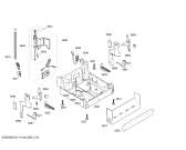 Схема №1 SRS46T08EU с изображением Передняя панель для посудомойки Bosch 00665481