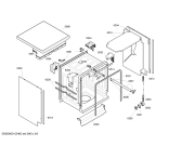 Схема №2 3VS953ID с изображением Передняя панель для посудомоечной машины Bosch 00662201