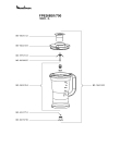 Схема №3 FP6268B1/700 с изображением Элемент корпуса для электрокомбайна Moulinex MS-5A13504