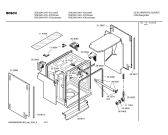 Схема №2 SGI33A16 с изображением Передняя панель для посудомоечной машины Bosch 00436443