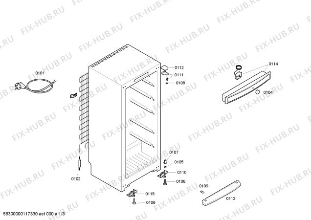 Схема №2 GSD26410 с изображением Стартовый узел для холодильника Bosch 00428949