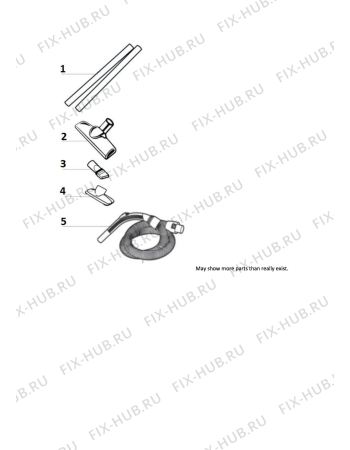 Схема №2 ACC5111 с изображением Кейс для мини-пылесоса Aeg 4055360335