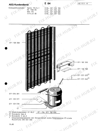 Взрыв-схема холодильника Aeg SIEHE 621336100 GB - Схема узла Section3