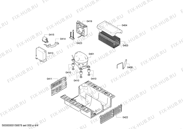 Схема №4 KI25RP60L с изображением Модуль для холодильника Siemens 00679289