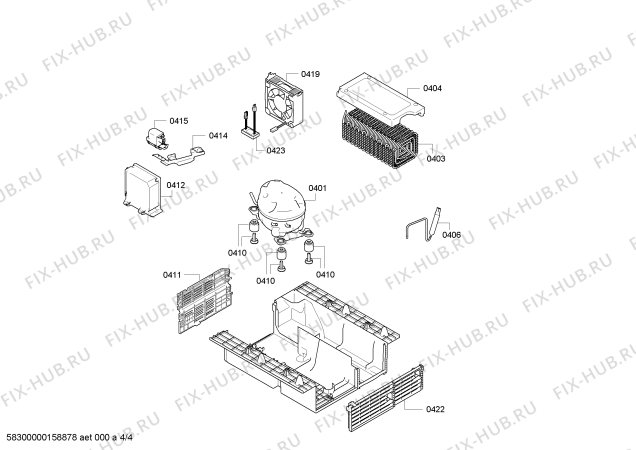 Схема №4 KIR25P60L с изображением Дверь для холодильной камеры Siemens 00249323