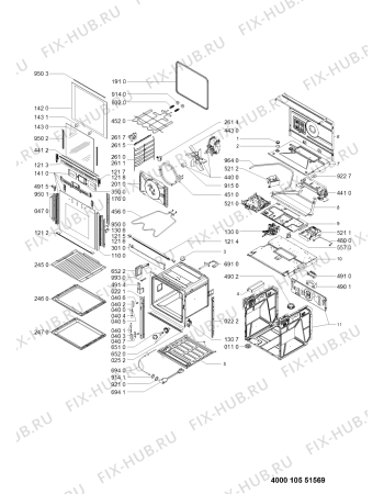 Схема №1 BLTC 8100/EW/L с изображением Дверца для духового шкафа Whirlpool 481010552077