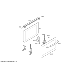 Схема №3 3HF506NP Horno balay poliv.negro multifuncion с изображением Внешняя дверь для электропечи Bosch 00477786