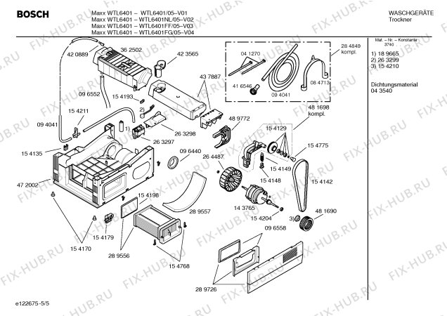 Схема №2 WTL6401FF Maxx WTL6401 с изображением Панель управления для сушилки Bosch 00433687