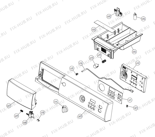 Взрыв-схема стиральной машины Gorenje W6465L DK   -Titanium (900003293, WM50) - Схема узла 04